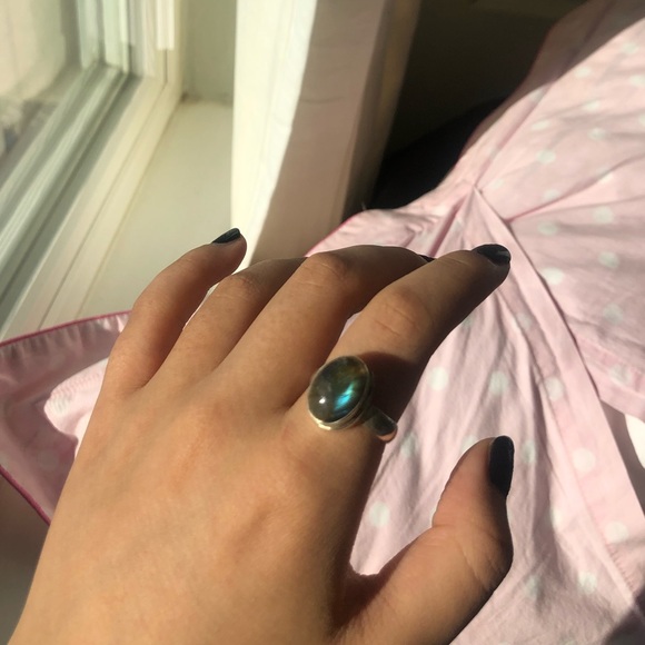 Labradorite Gem Ring - Picture 2 of 2